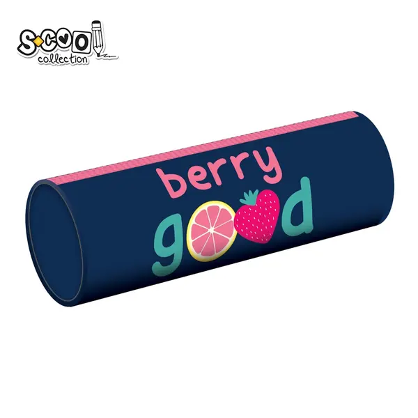Penar tip etui, 1 fermoar, berry good, 21.5x7.3 cm, S-COOL