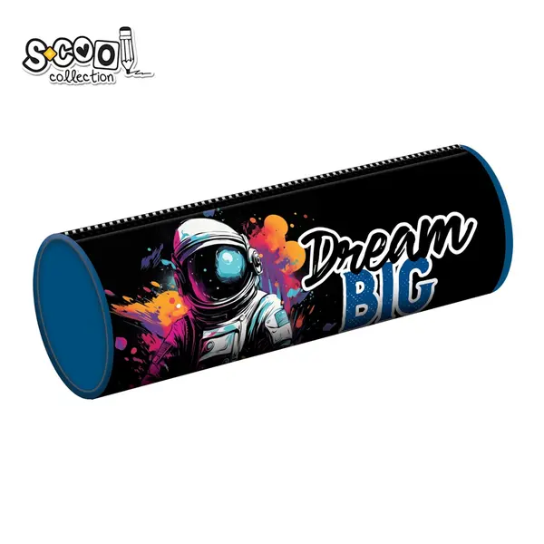 Penar tip etui, 1 fermoar, dream big, 21.5x7.3 cm, S-COOL