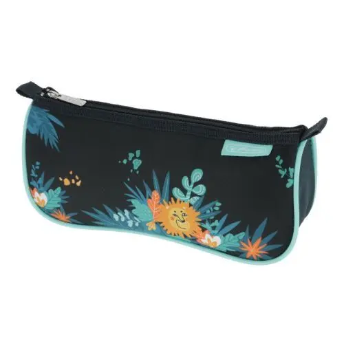 Penar tip etui, 1 fermoar, triunghiular, Herlitz Cute Animals Tiger