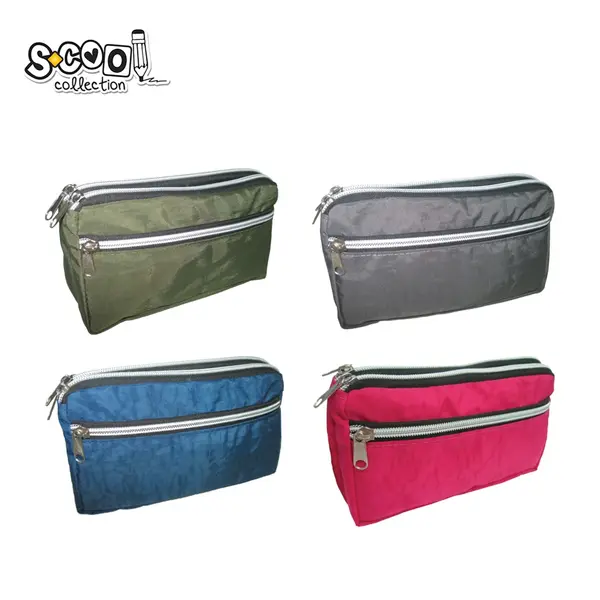 Penar tip etui, 3 fermoare, classic, 20x6x11 cm, S-COOL