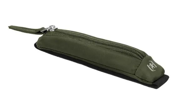 Penar tip etui, banda prindere caiet, 21x4.5x3.5cm, Oxford Identity Executive, kaki