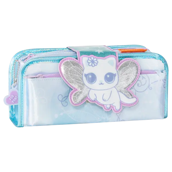 Penar tip etui Fun Time 2 in 1, 22x11x8cm, Snow Kitten, Tiger Family