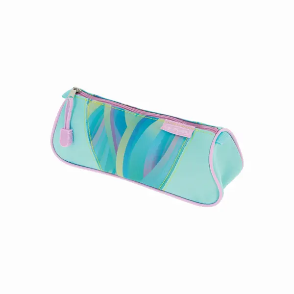 Penar tip etui triunghiular, 1 fermoar, 21.5x7x8cm, Minty Love, Herlitz