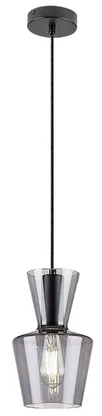 Pendel Rabalux - Abra 72161, IP20, 230V, E27, 1 x 60W, negru mat