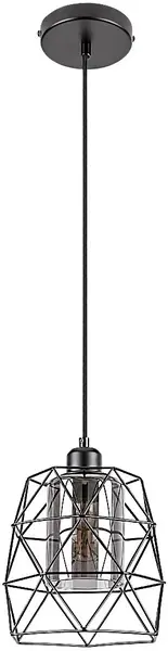Pendel Rabalux - Emrys 72111, IP20, E27, 1 x 40 W, negru mat