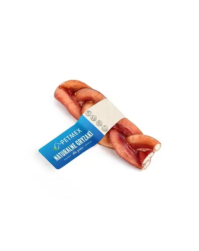Penis de vită câini împletit 15 cm PETMEX