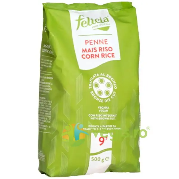 Penne din Malai si Orez fara Gluten 500g