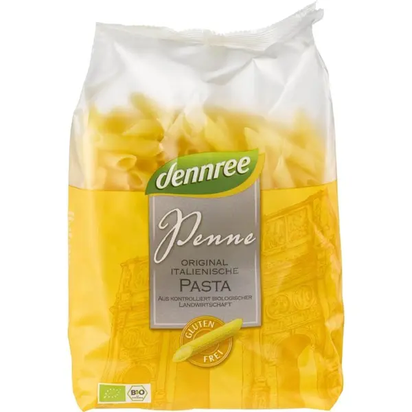 Penne din porumb si orez fara gluten, eco - 500 g