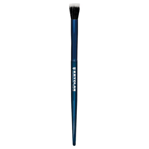 Pensula Blending Kryolan Blue Master Dual Fibre Blending Brush Small 1 buc