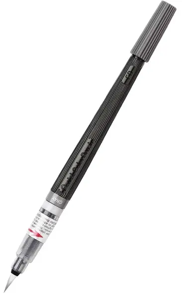 Pensula Pentel - Art Colours, gri