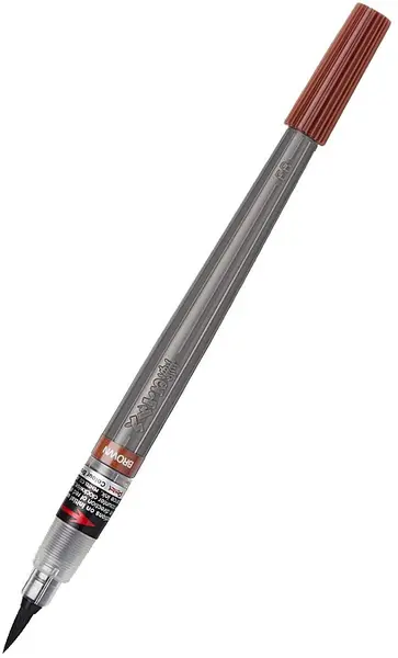 Pensula Pentel - Art Colours Pigm, maro