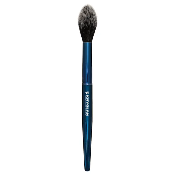 Pensula pentru pudra, blush si iluminator Kryolan Blue Master Precision Powder brush 1buc