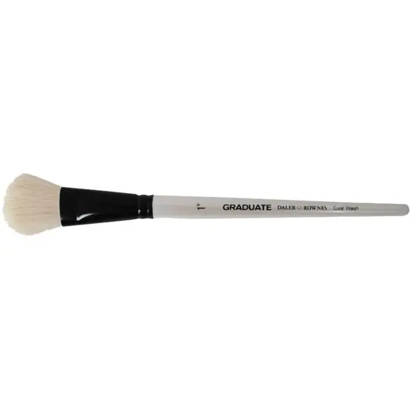 Pensula Tip Mop cu Fir de Capra Oval Wash Graduate Daler Rowney, 1 Inch