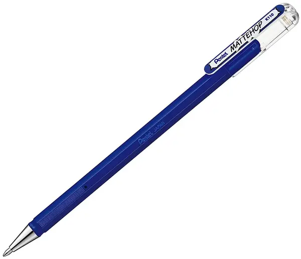 Pentel Mattehop Roller - Albastru, 1.0 mm