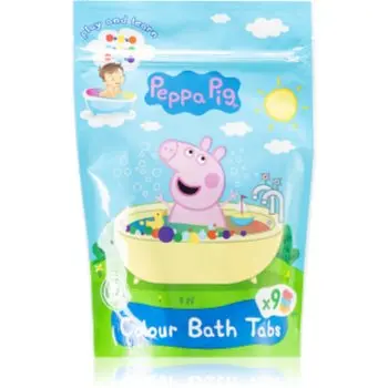 Peppa Pig Colour Bath Tabs tablete colorate efervescente pentru baie