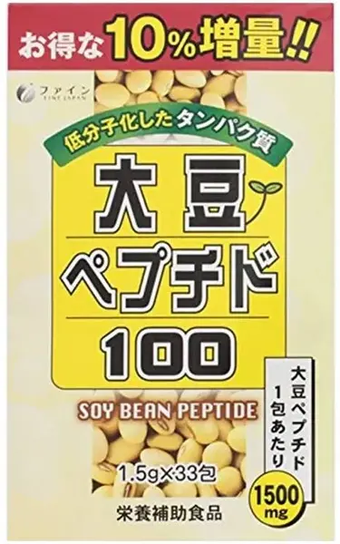 Peptide din soia, 33 plicuri, Fine Japan