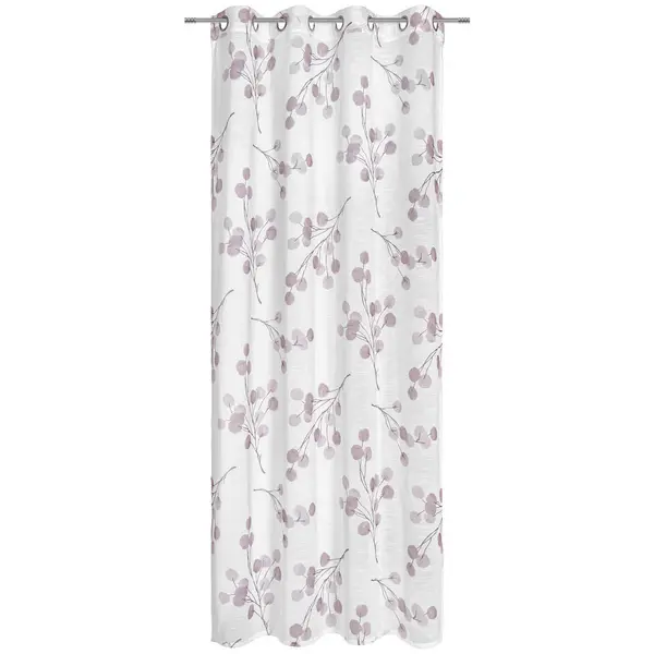 Perdea Cu Inele Tip Capsă semitransparent