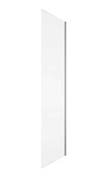 Perete dus 80x200 cm, crom, grosime sticla 8 mm, tratament anticalcar, Ronal Oriana