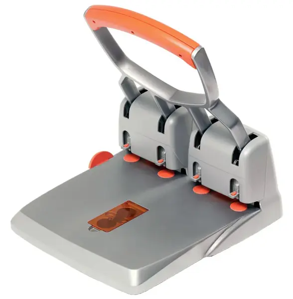 Perforator argintiu metalic 4 perforatii 150 coli Rapid Perforator argintiu metalic 4 perforatii 150 coli Rapid