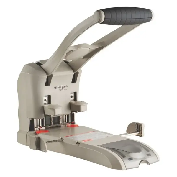 Perforator Kangaro HDP-2320N profesional pentru documente,300 coli, metalic, gri