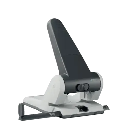Perforator metalic 2 perforatii 65 coli Leitz diverse culori Perforator metalic 2 perforatii 65 coli Leitz diverse culori negru