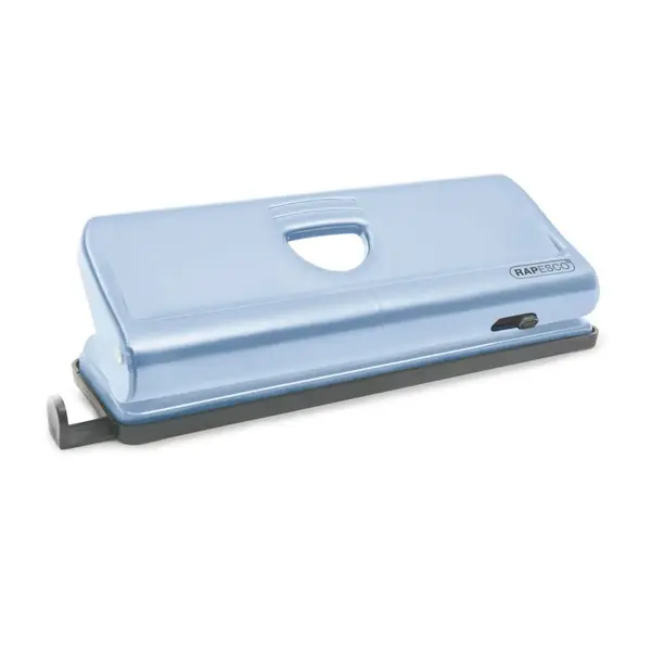 Perforator metalic 6 perforatii 10 coli Rapesco diverse culori Perforator metalic 6 perforatii 10 coli Rapesco diverse culori bleu