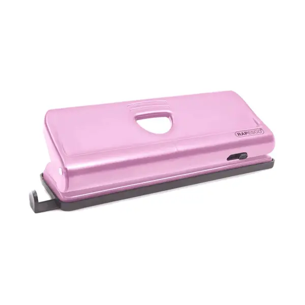 Perforator metalic 6 perforatii 10 coli Rapesco diverse culori Perforator metalic 6 perforatii 10 coli Rapesco diverse culori roz