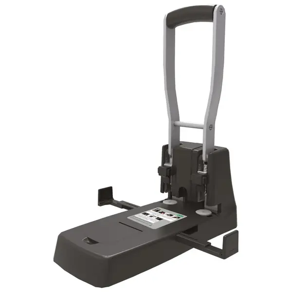 Perforator negru metalic 2 perforatii 150 coli Perforator negru metalic 2 perforatii 150 coli