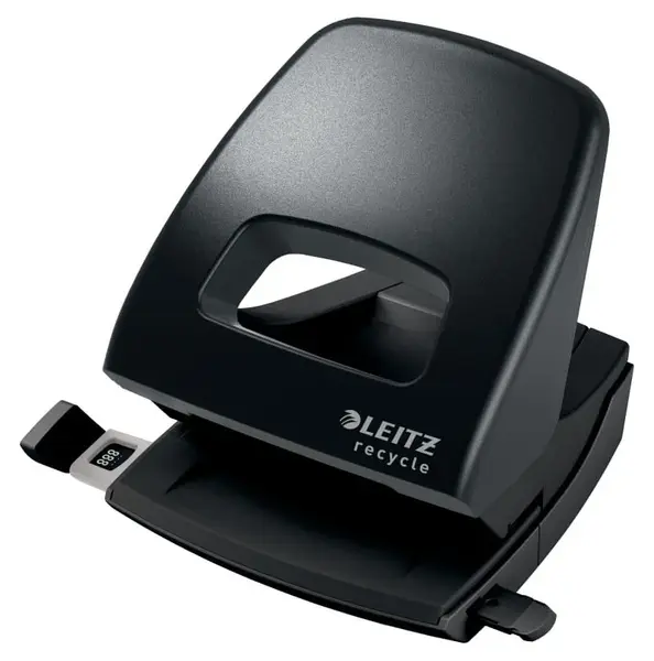 Perforator negru plastic 2 perforatii 30 coli Leitz Perforator negru plastic 2 perforatii 30 coli Leitz