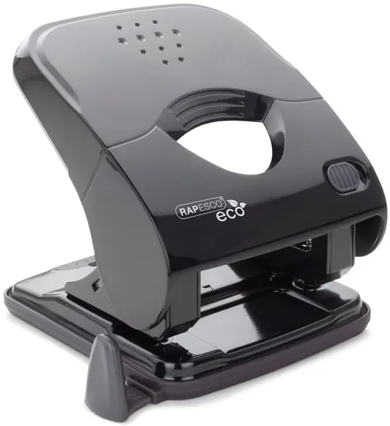 Perforator Rapesco - Eco X5-30PS, pentru 30 file, negru