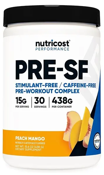 Performance PRE-SF, piersică și mango, 450 g, 30 дози, Nutricost