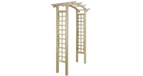 Pergola arcuita din lemn pentur gradina 150 x 50 x 220 cm