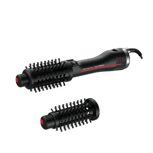 Peria rotativă cu aer cald Rowenta Karl Lagerfeld Pro Stylist CF961LF0 750W tehnologie Pro Dual Motion generator de ioni înveliş exclusiv Kera