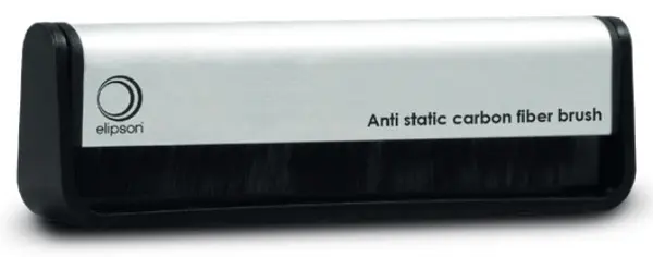 Perie antistatica Elipson - Fibra de carbon, gri