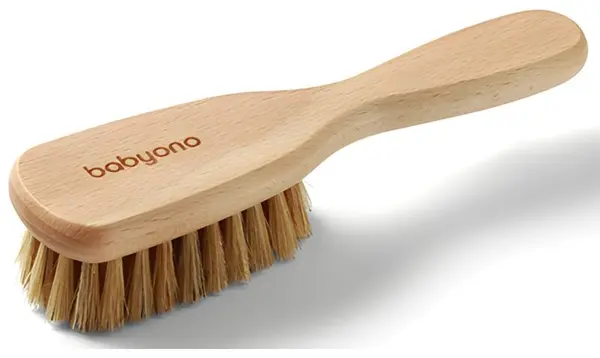 Perie bebeluși cu păr natural Babyono
