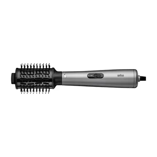 Perie cu aer cald Braun AS 4.3 Airstyler, 1000 W, 3 setari (Negru/Argintiu)