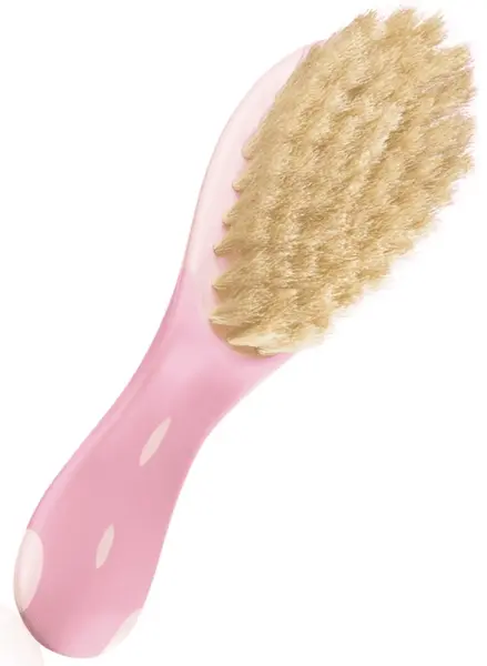 Perie de păr natural Nuk - Roz și albastru, roz