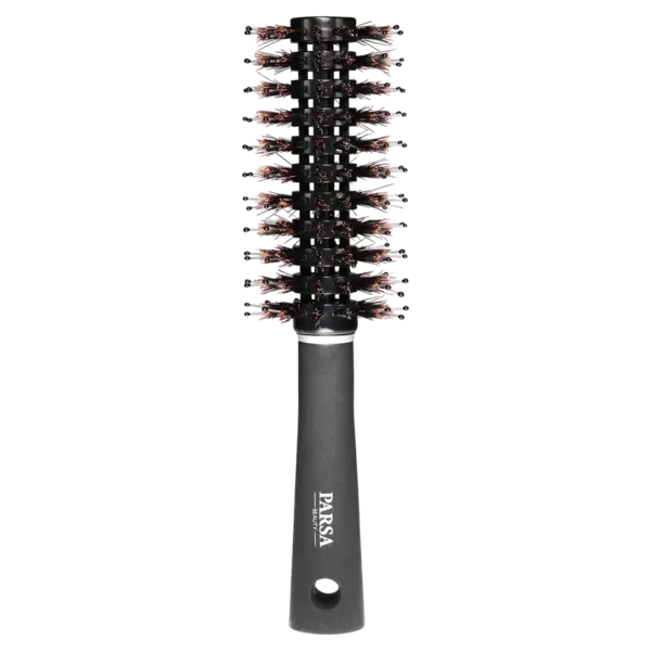 Perie de par pentru fohn rotunda Trend Line Negru, 1 bucata, Parsa Beauty