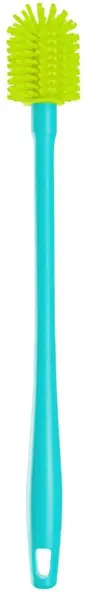 Perie de silicon pentru biberon Wee Baby - Albastru