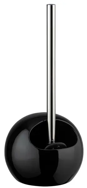 Perie de toaletă Wenko - Rimless, Ø 18 х 40 cm, negru