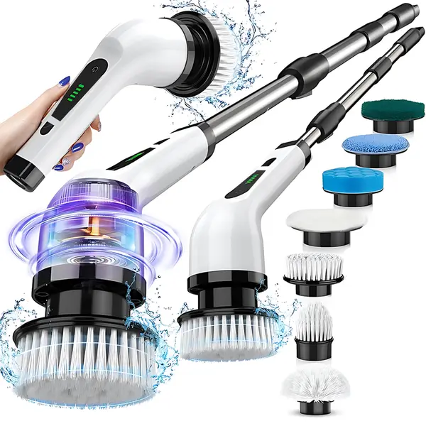 Perie electrica rotativa 7 capete inlocuibile, 2 viteze reglabile