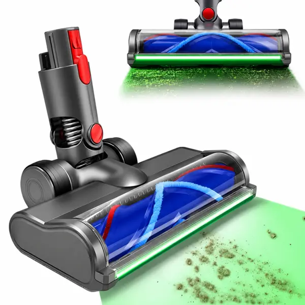 Perie Motorizata Premium NewEvo , Compatibila cu Dyson V7, V8, V10, V11 si V15, Cap de Aspirare Universal pentru Covoare si Pardoseli, Rola