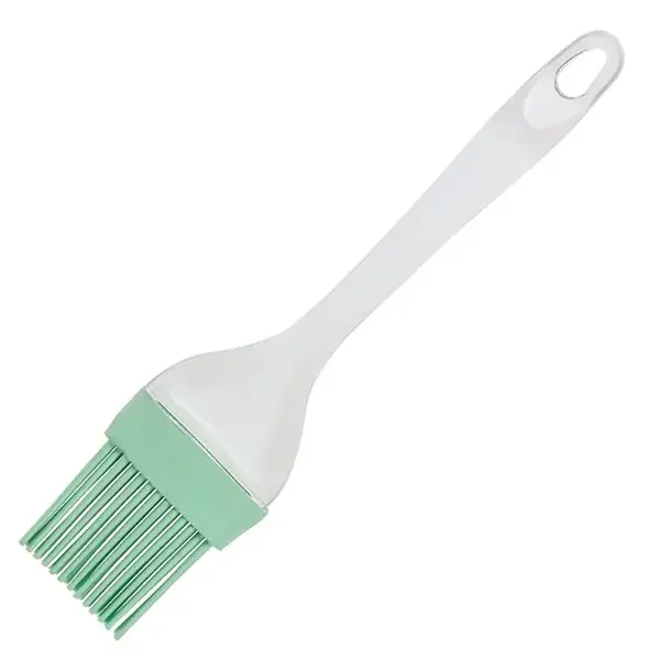 Perie patiserie din silicon cu maner din plastic,verde,22 cm