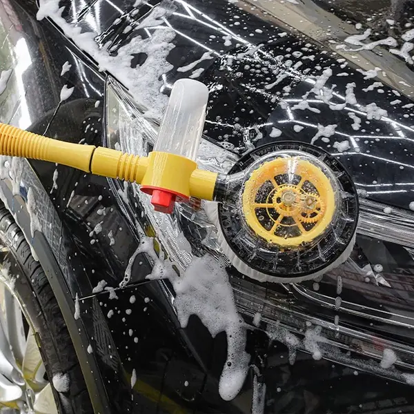 Perie Rotativa pentru Spalare Auto – spumare automata, maner lung 100cm, curatare 360°, presiune ridicata