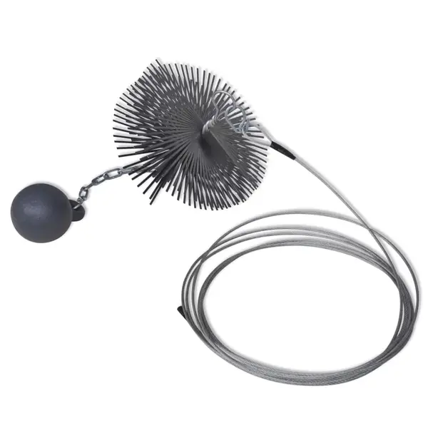 Perie rotunda pentru curatat cosul de fum diametru 25 cm