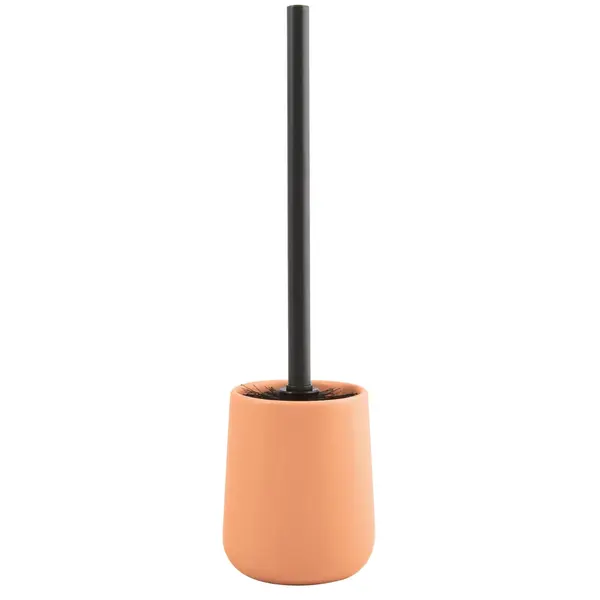 Perie WC din ceramica, bej, 38 cm