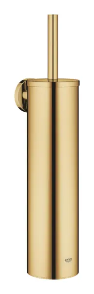 Perie WC Grohe Essentials, pe perete, metal/plastic, lucios, auriu, 40696GL0