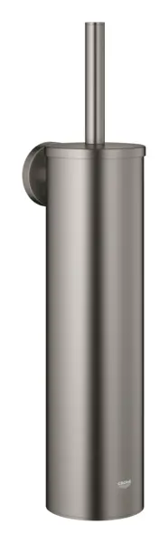 Perie WC Grohe Essentials, pe perete, metal/plastic, mat, grafit, 40696AL0