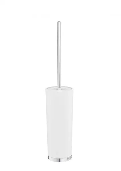 Perie WC Roca Sonata A817735C00, pe podea, metal/plastic, Crom