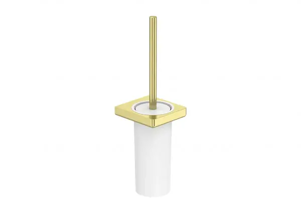 Perie WC Roca Tempo A817036VA0, montare pe perete, metal/plastic, mat, Alama